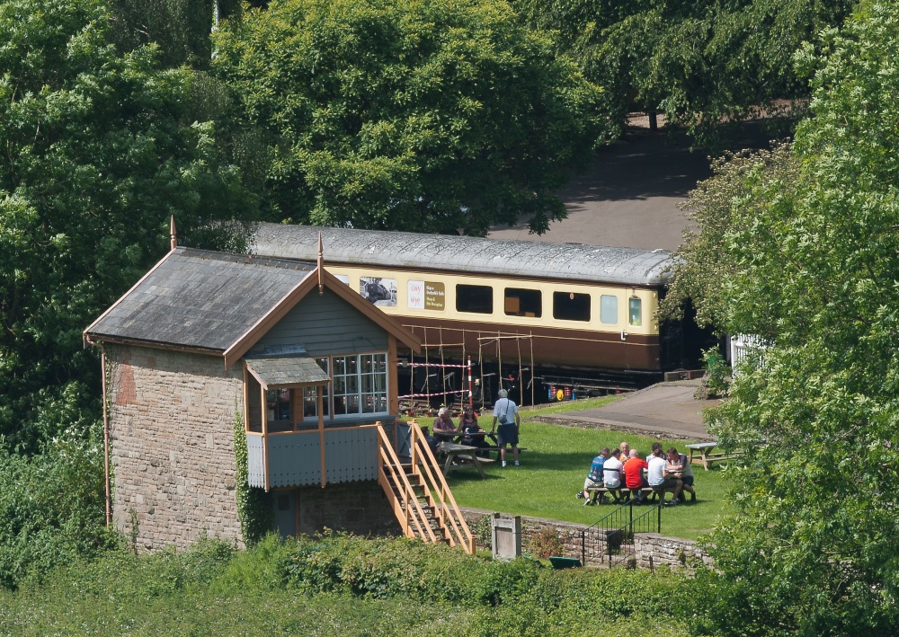 Signalbox and Carriage, Tintern.