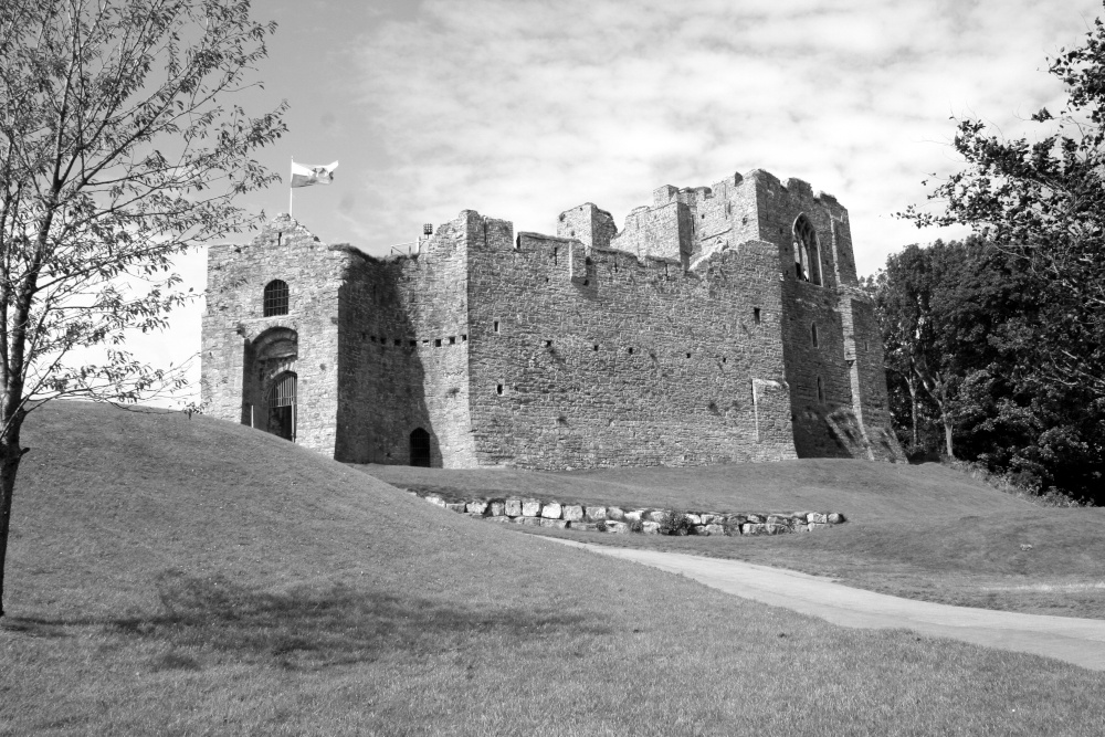 Oystermouth castle, Wales