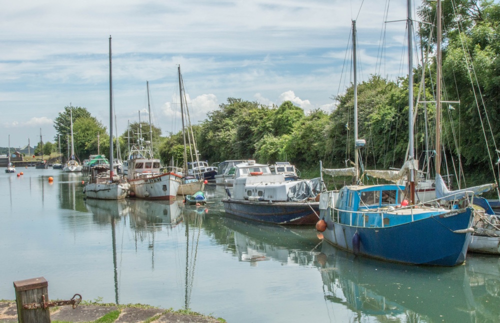 Photograph of Old boats at Lydney quay