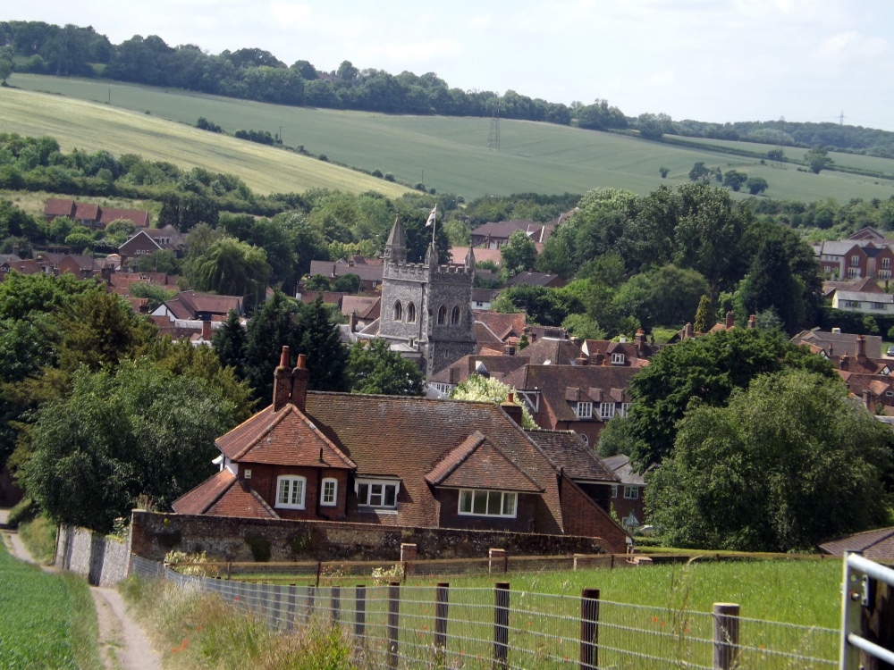 View down to Old Amersham, Bucks