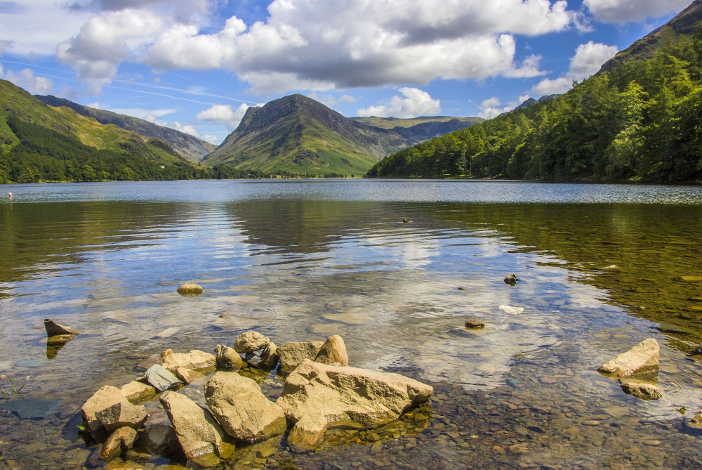 Photograph of Buttermere from the northen shore
