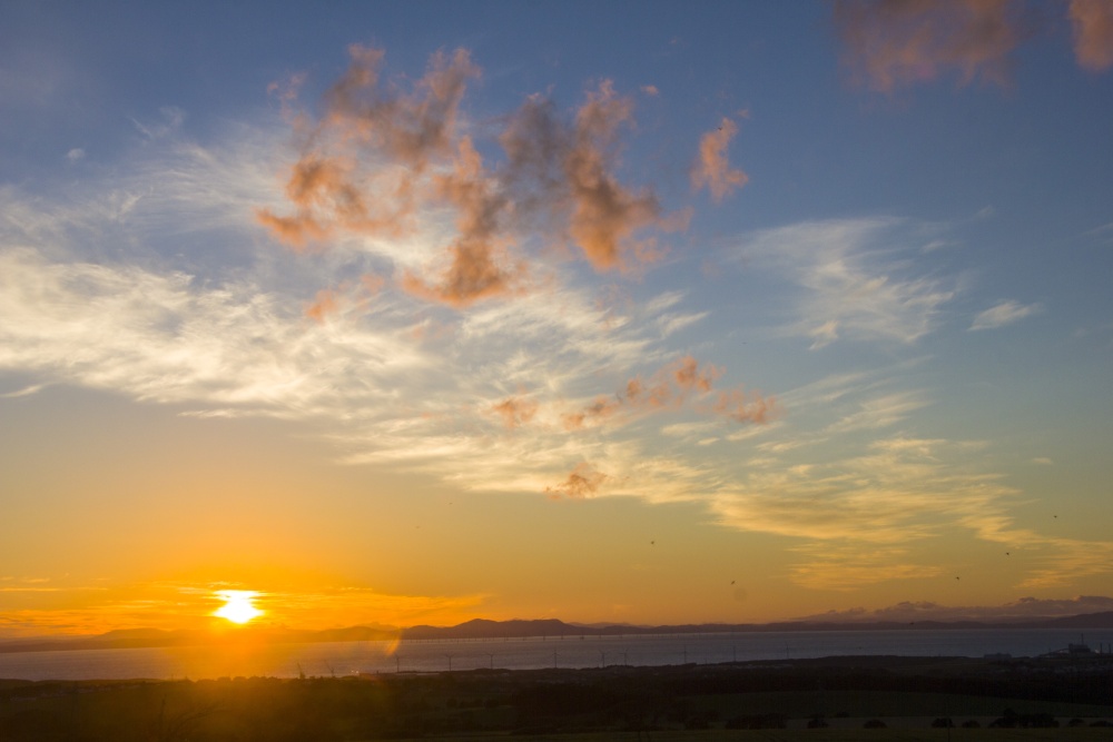 Photograph of Sunset over the Solway Firth