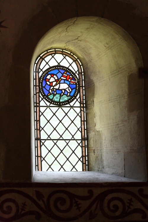 Agnus Dei Window, St. Botolph's Church, Swyncombe