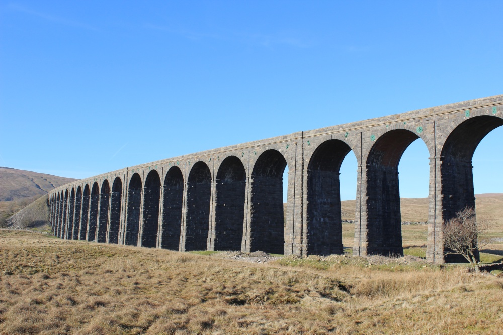 Ribblehead Railway viaduct, Settle to Carlisle railway line, North Yorkshire