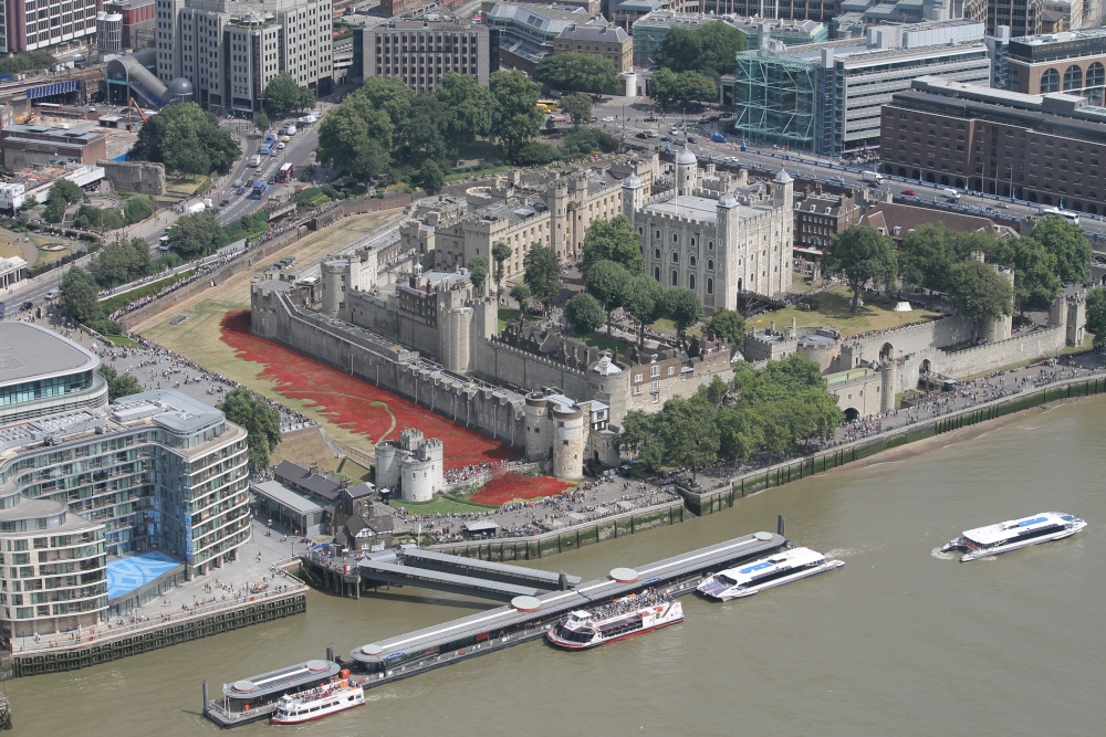 Tower of London from The Shard