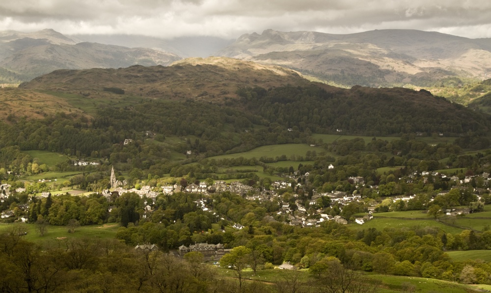 Wansfell over Ambleside and beyond