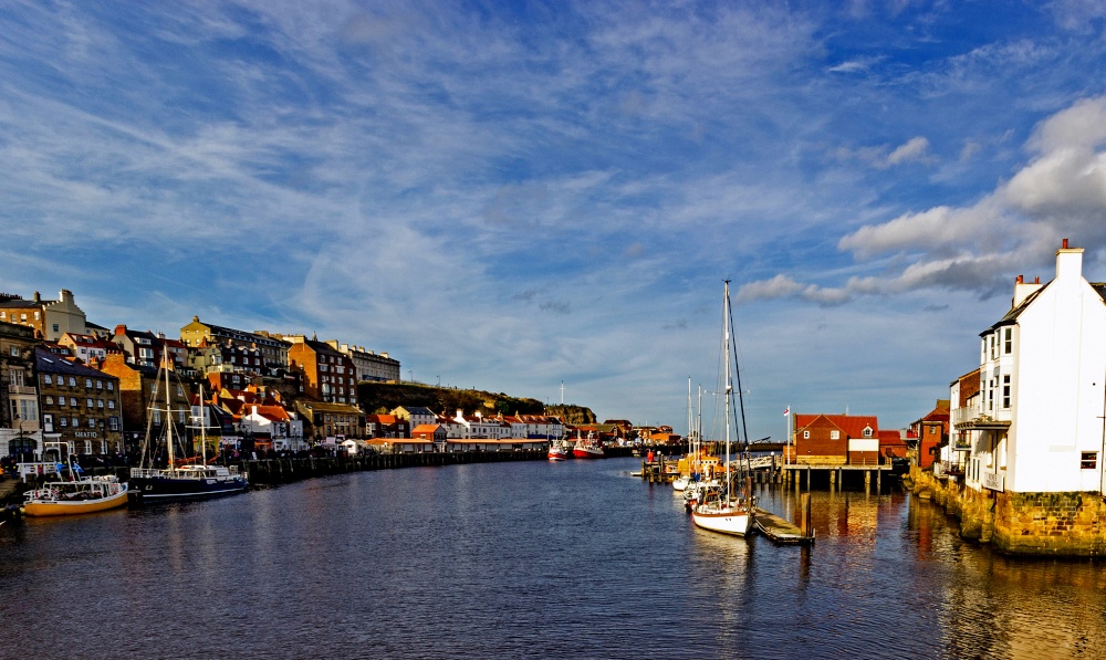 Whitby from the swing bridge