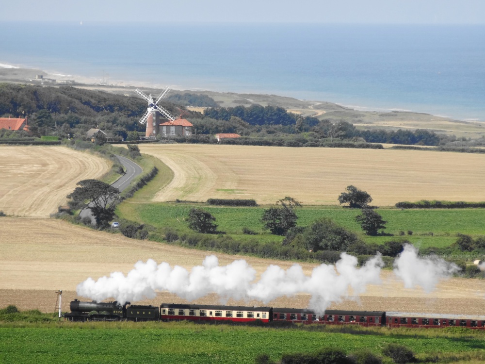 Sheringham Park in Sheringham with the Poppy Line