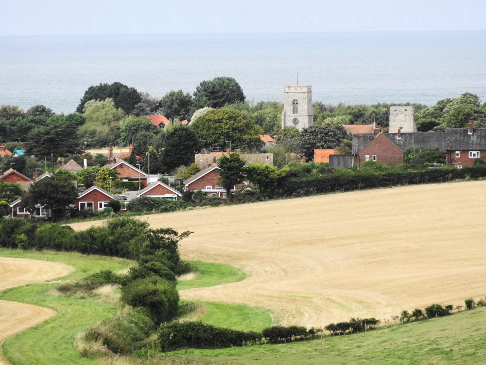 Photograph of views from the North Norfolk Railway from Holt to Sheringham