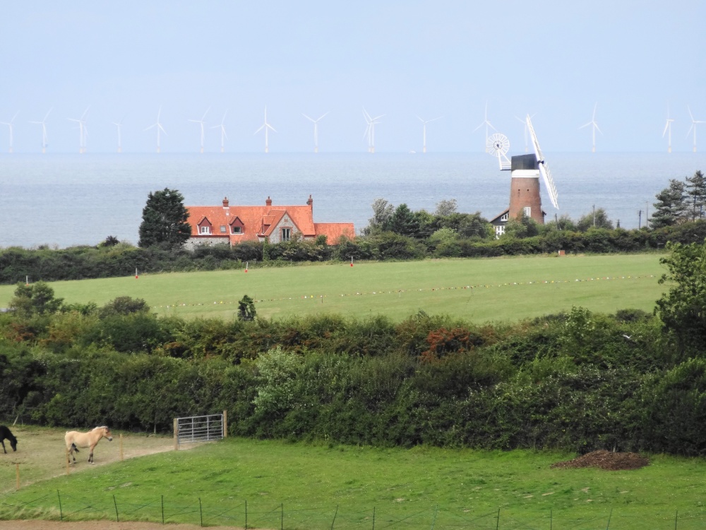 Photograph of views from the North Norfolk Railway from Holt to Sheringham
