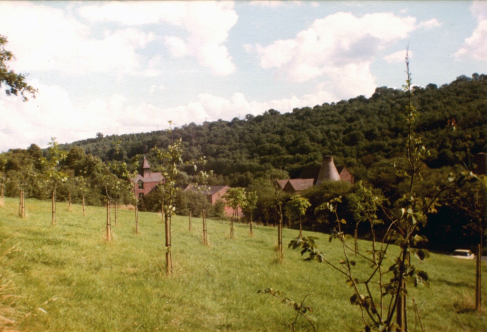 Coalbrookdale, Coalport China works from above