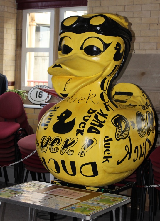 Lancashire Duck Trail at Carnforth station, Carnforth, Lancashire