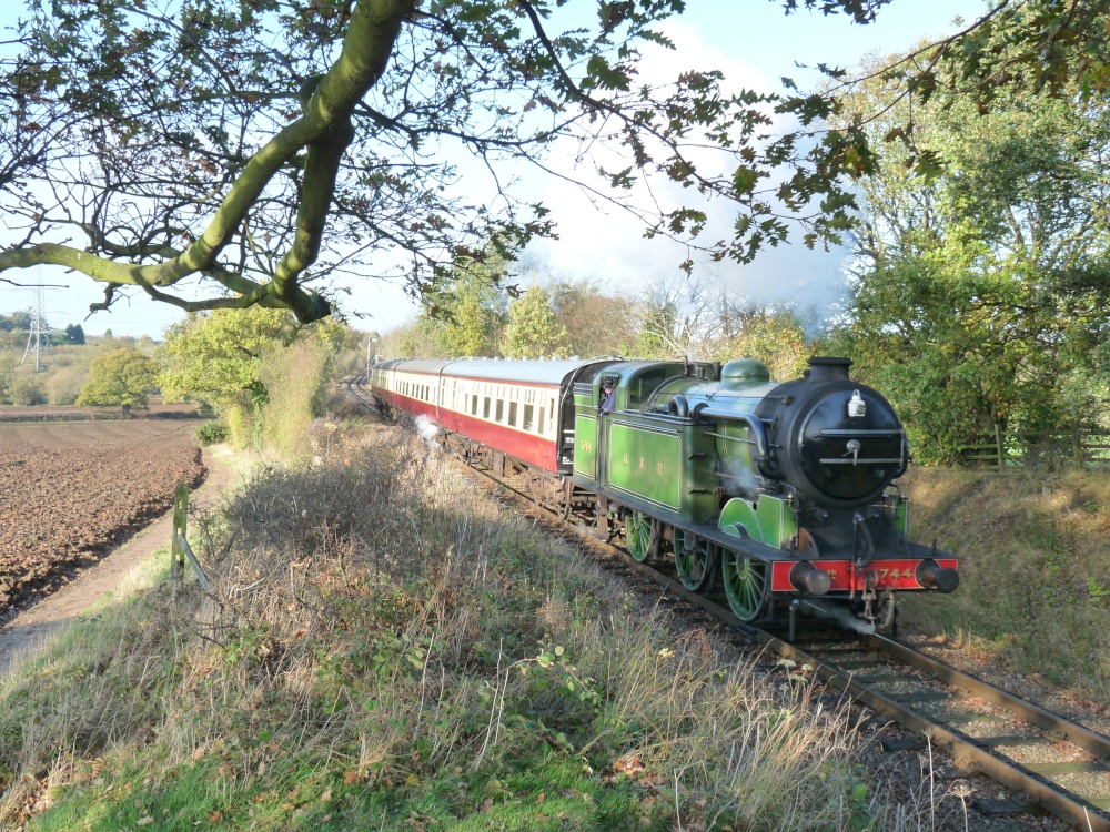 GNR 1744 Near Thurcaston on the Great Central Railway
