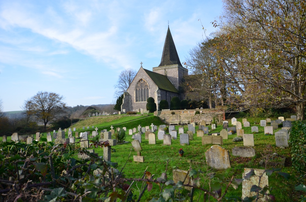 Photograph of Alfriston church
