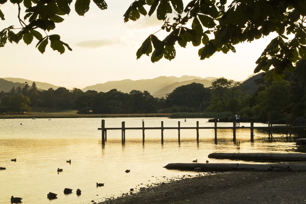 Sunset at Waterhead Ambleside 2