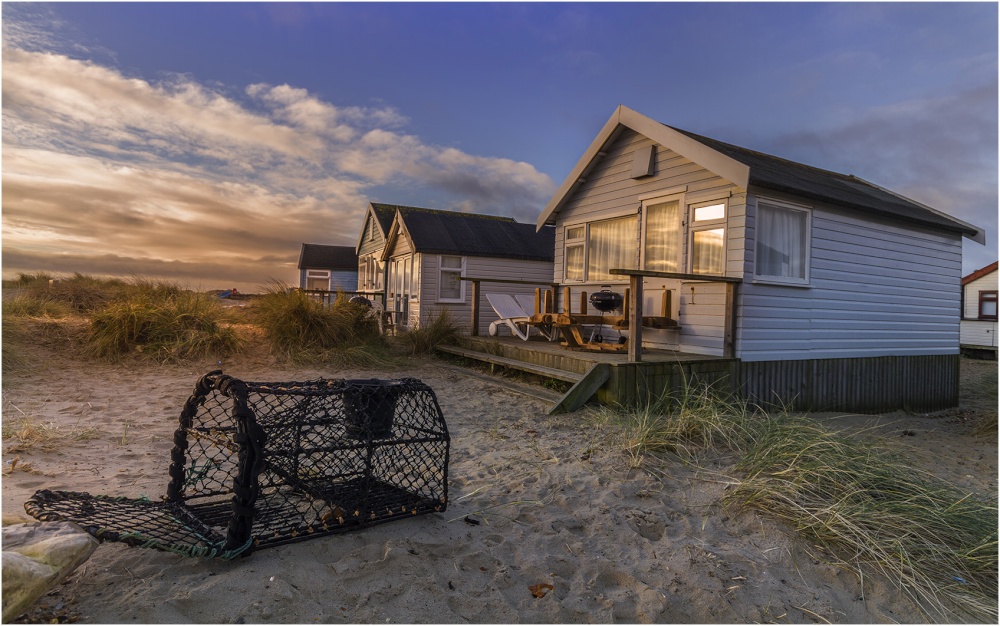BEACH HUTS AT SANDBANKS, MUDEFORD