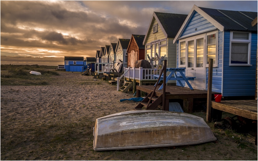 BEACH HUTS AT SANDBANKS,MUDEFORD