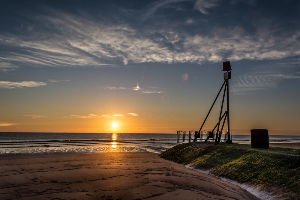 Photograph of Mablethorpe Beach at Sunrise