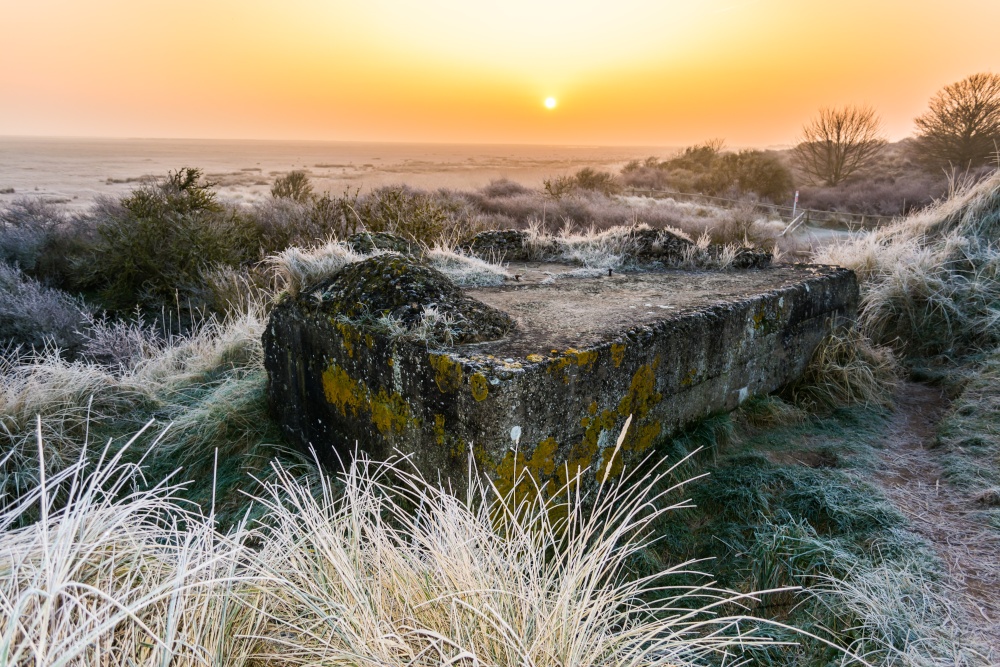 Photograph of Winter 's dawn in Saltfleetby