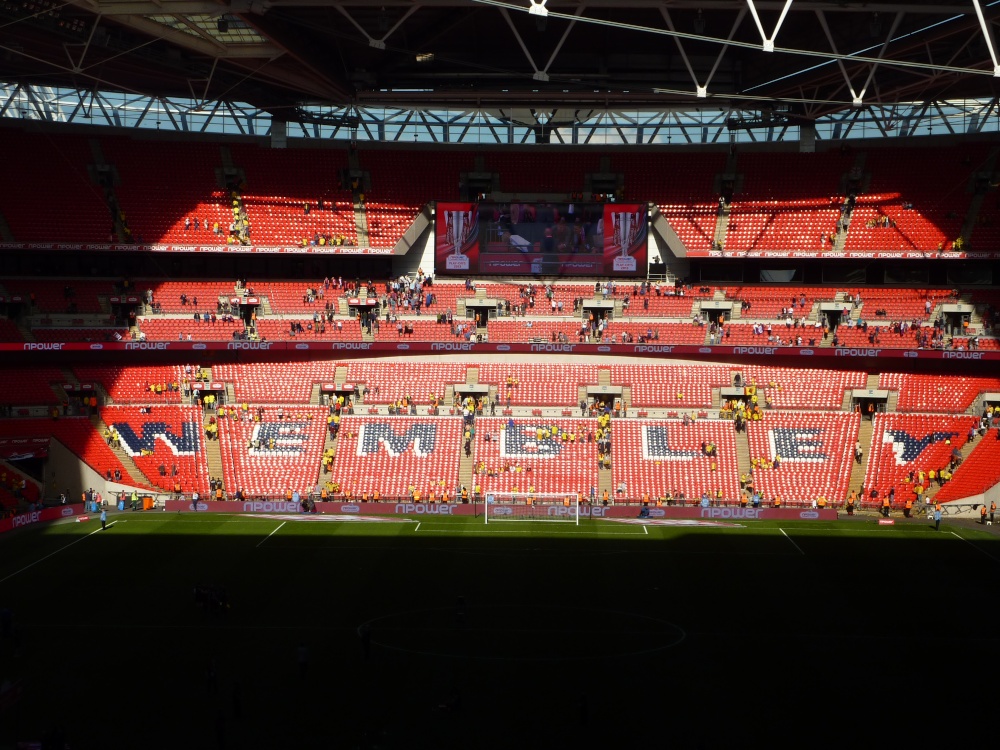 Wembley Stadium, 27th May 2013 photo by Brian Gudgeon