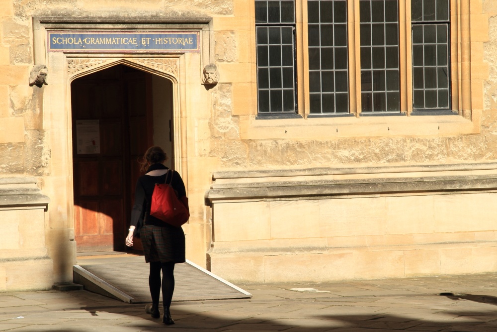 Door in the Schools Quadrangle, Oxford