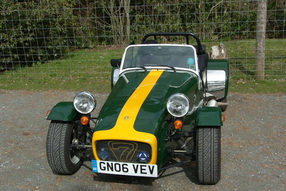 Caterham 7 at Sheffield Park Garden 27th March 2015