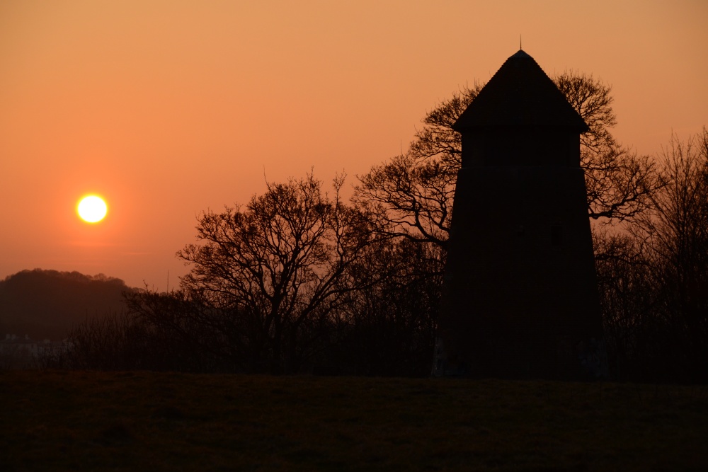 The Old Mill At Sunset