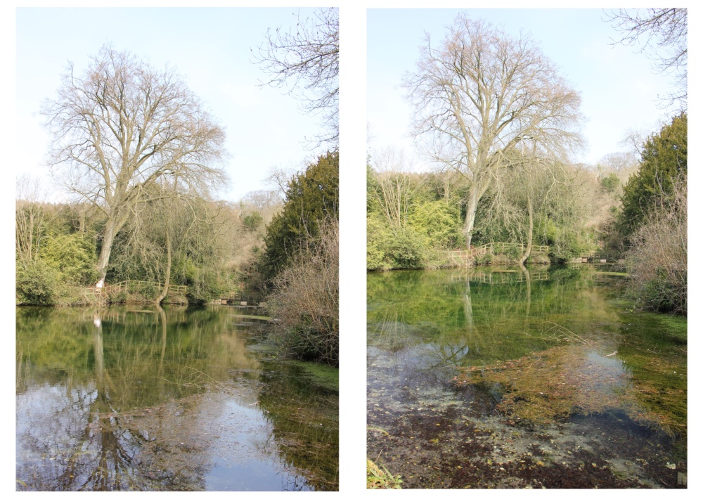 Silent Pool - Before and After photo by Vince Hawthorn