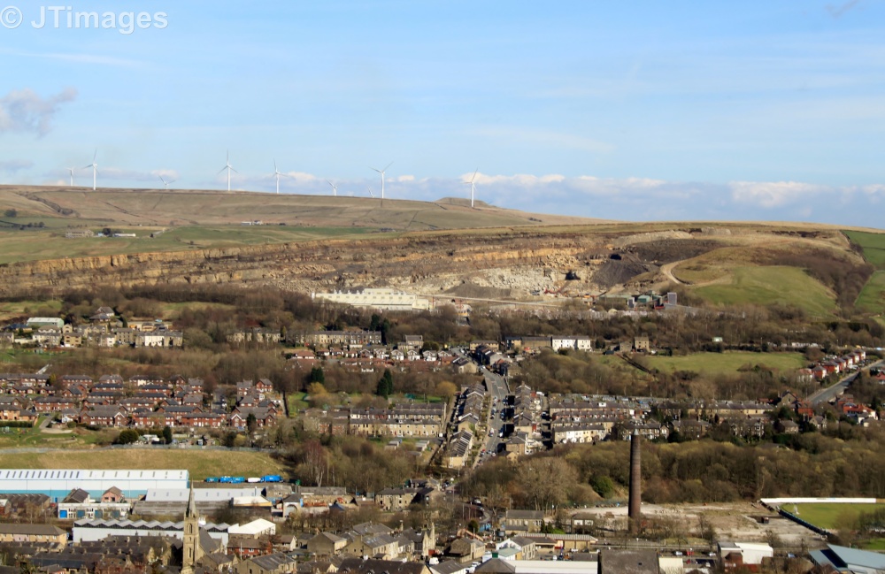 Photograph of Ramsbottom valley town