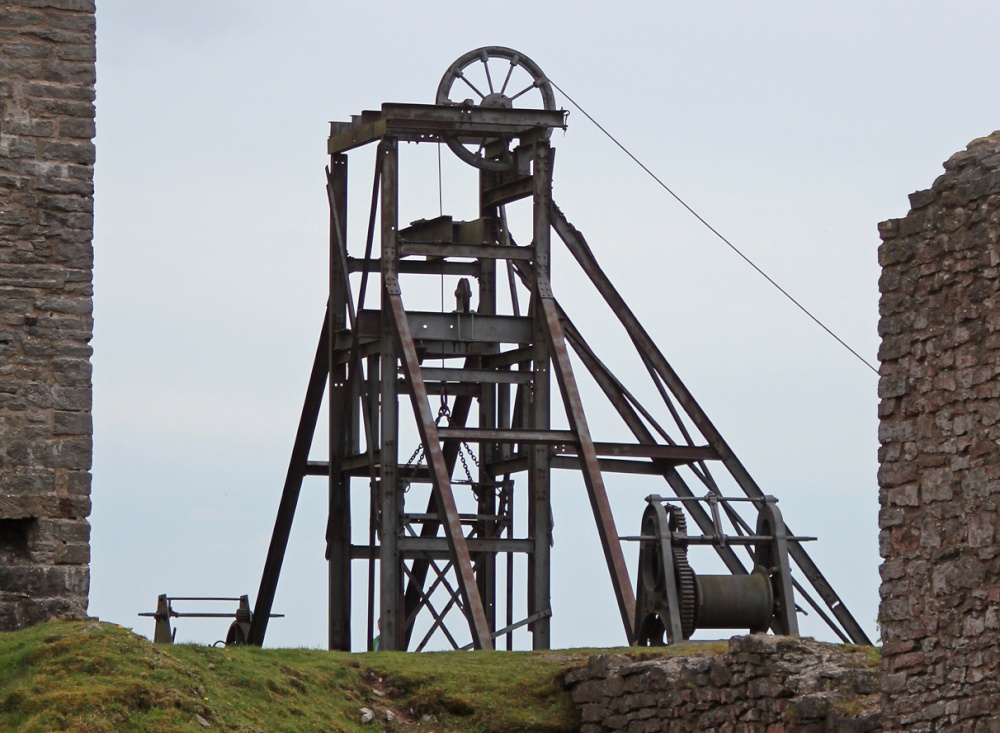 Winder at the Magpie Mine,Peak District National Park
