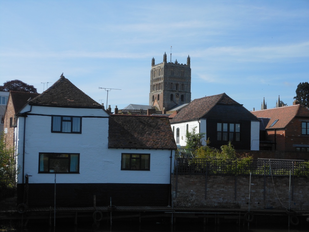 Tewkesbury Abbey & St Mary's Street, Tewkesbury, Gloucestershire