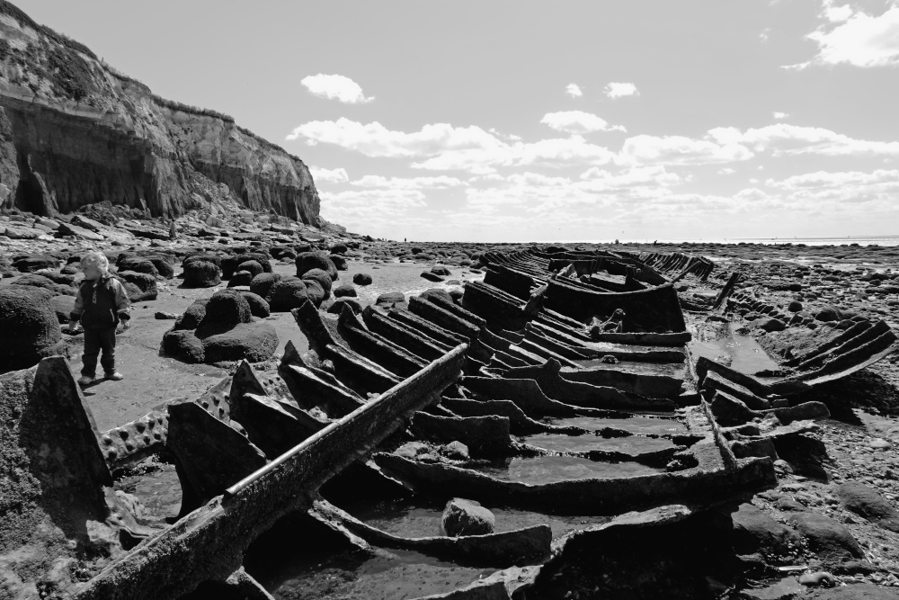 Photograph of Hunstanton Shipwreck