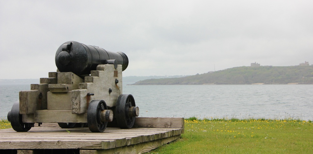 Pendennis Castle In The Line Of Fire photo by Vince Hawthorn