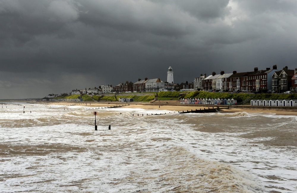 Rain coming over Southwold