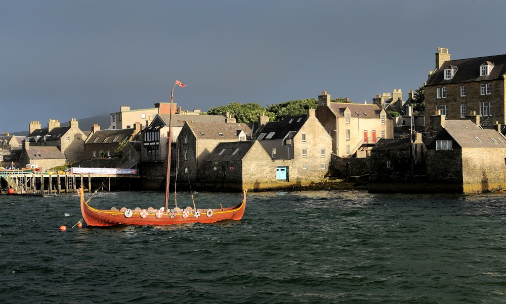 Photograph of Lerwick Old Town