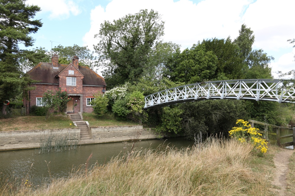 Little Wittenham Bridge and Lock-Keeper's House