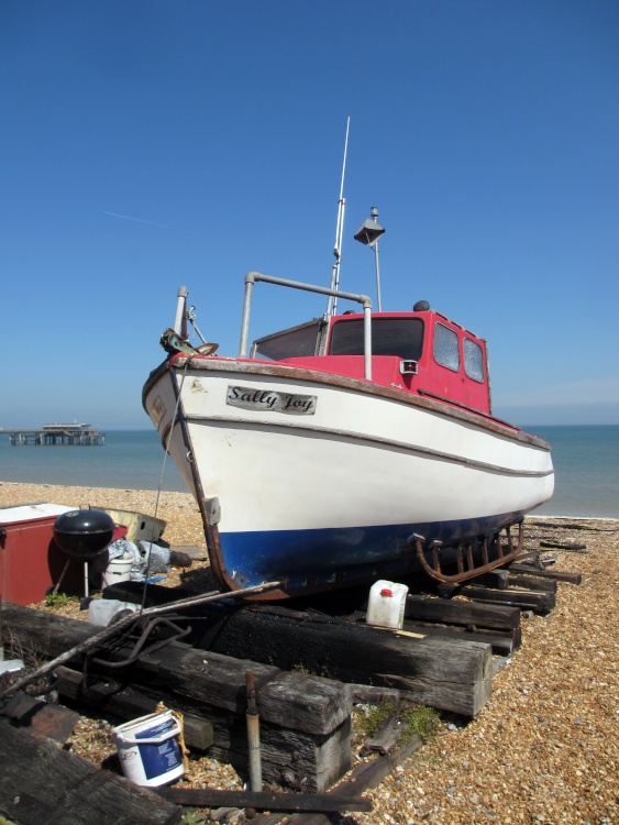 Fisher boat on the beach, Deal