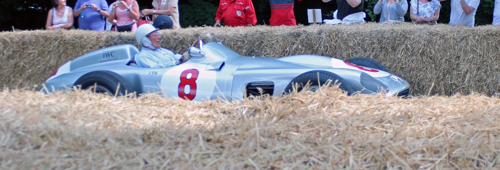 Sir Stirling Moss, Festival of Speed, Goodwood photo by Karen Lee