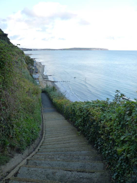 Steps down to the beach, Shanklin