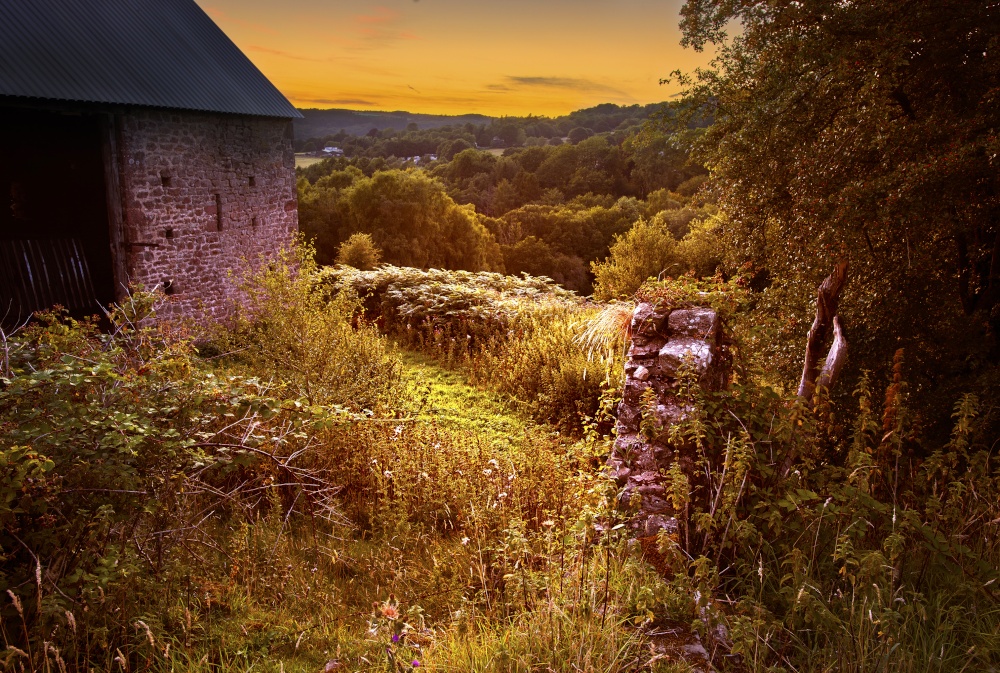 Offa's Dyke Barn Sunset, Brockweir.