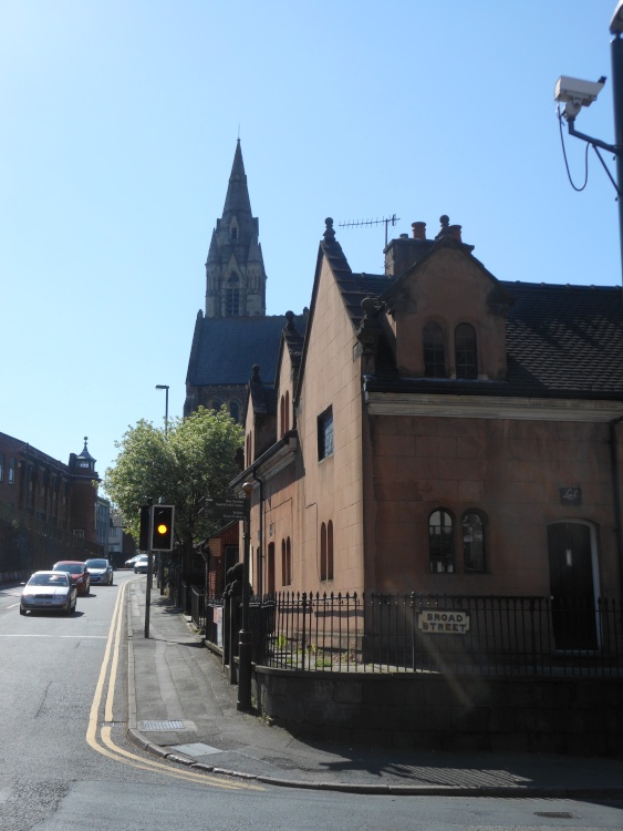 Compton Street & Church of St Mary, Leek, Staffordshire