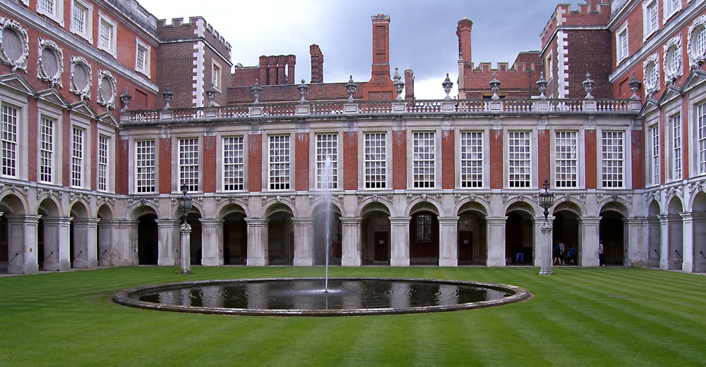 Hampton Court Palace.