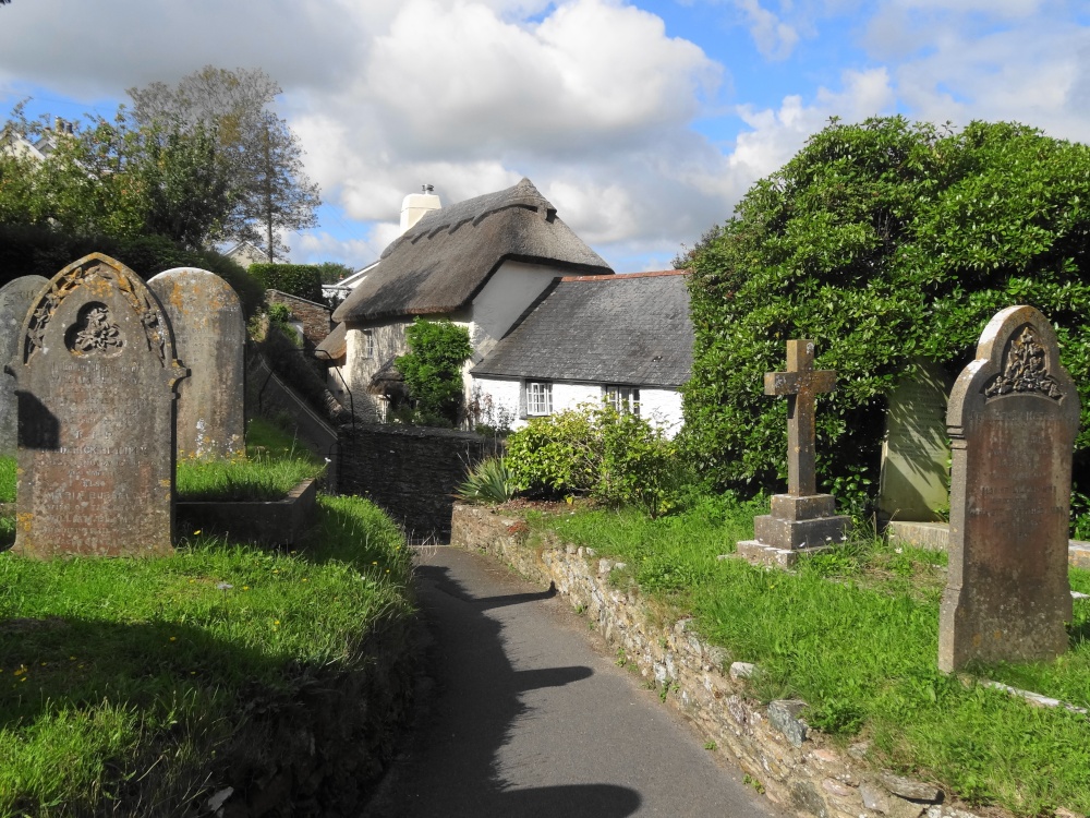 Photograph of The village of Dittisham, Devon