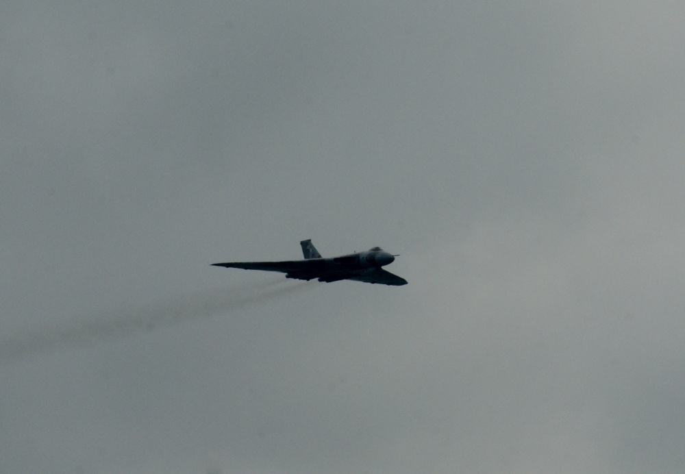 Avro Vulcan over RAF Menwith Hill, Harrogate