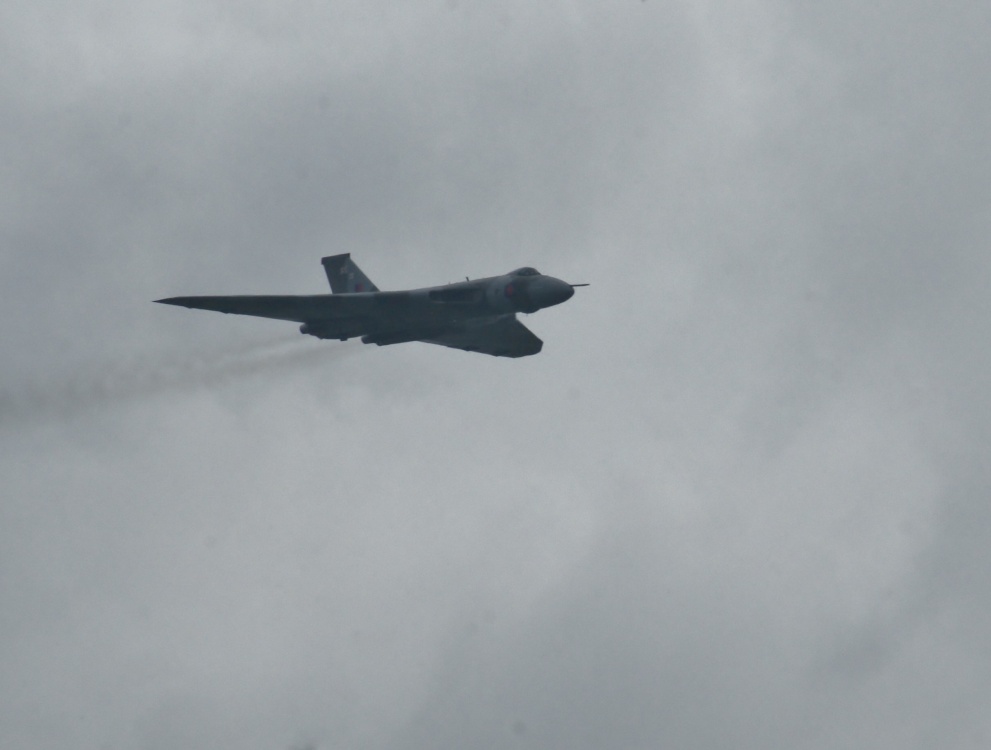 Avro Vulcan over RAF Menwith Hill, Harrogate