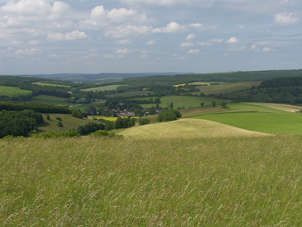 The South Downs of West Sussex, photo by Brian Ireland