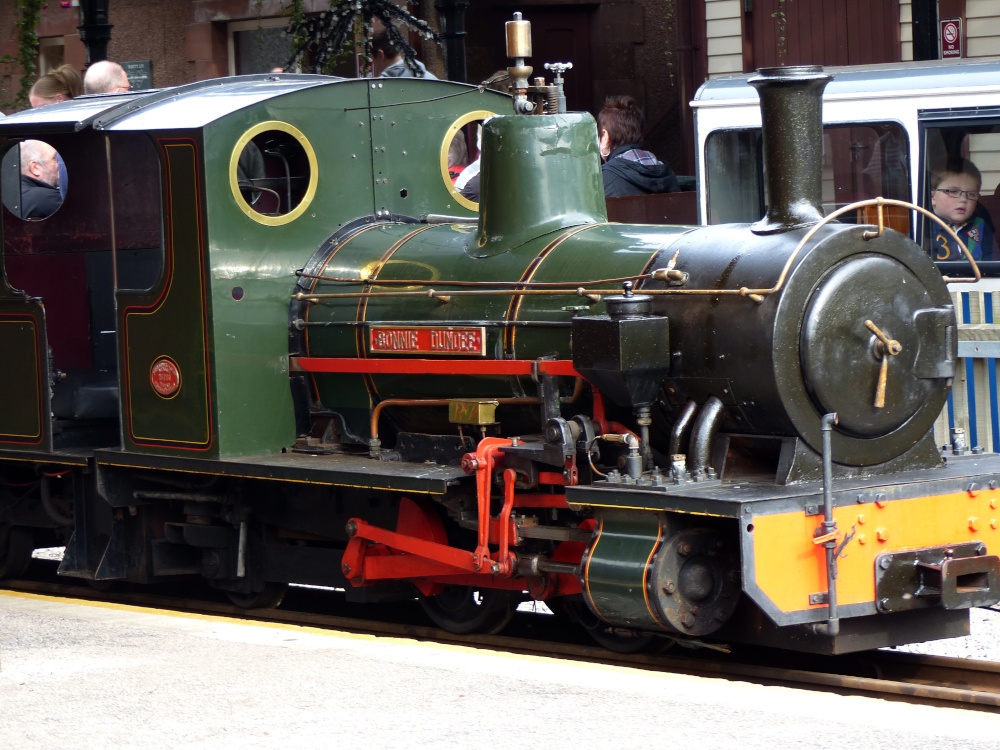 Ravenglass & Eskdale railway - Bonnie Dundee at Ravenglass