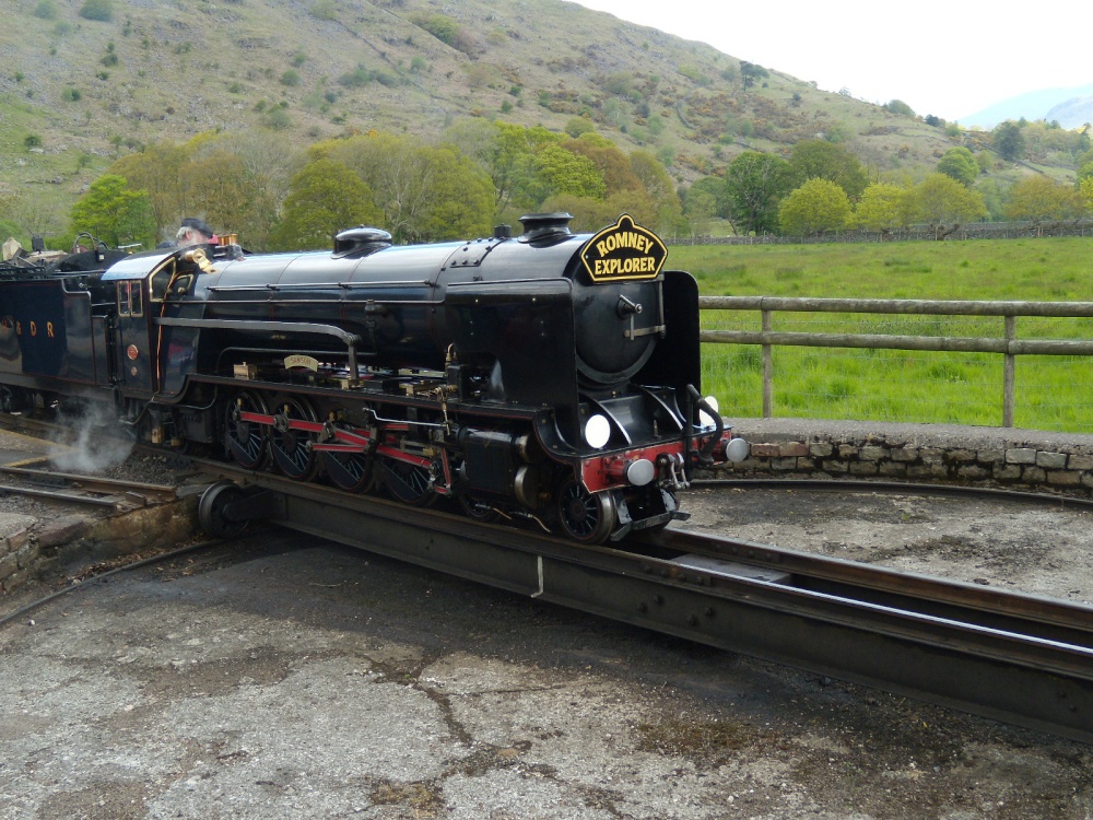 Ravenglass & Eskdale railway 'Samson' at Dalegarth