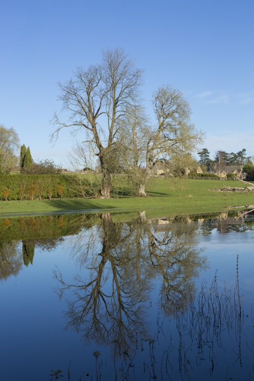 River Coln and Flooded Medlow