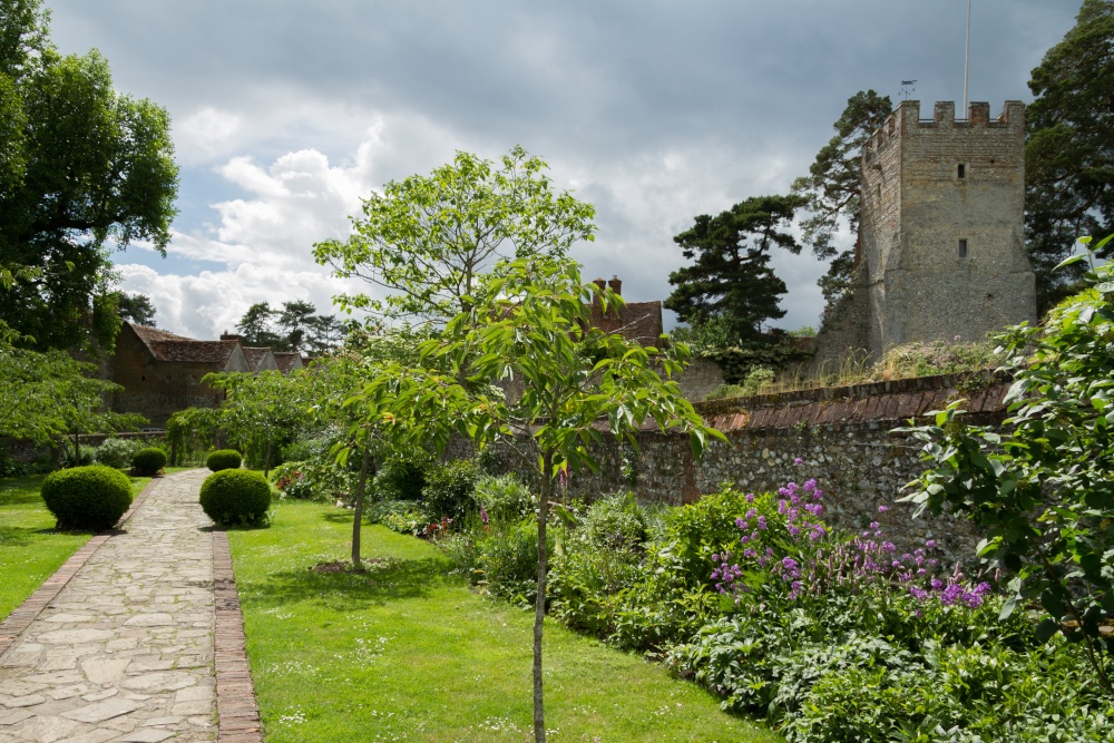 Walled Gardens at Greys Court photo by Edward Lever